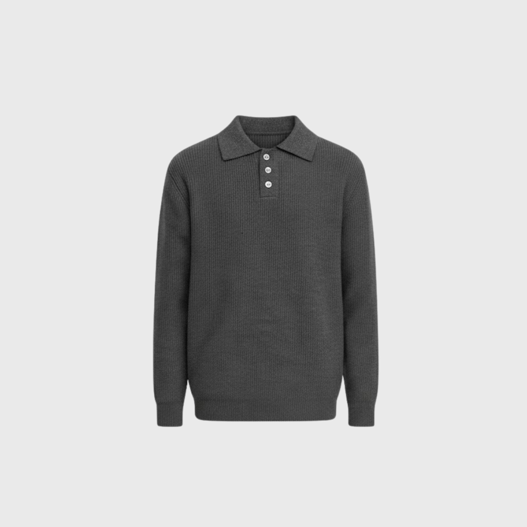 Artvalley Mode | Men’s Knitted Polo Shirt Cotton Comfort Classic Style