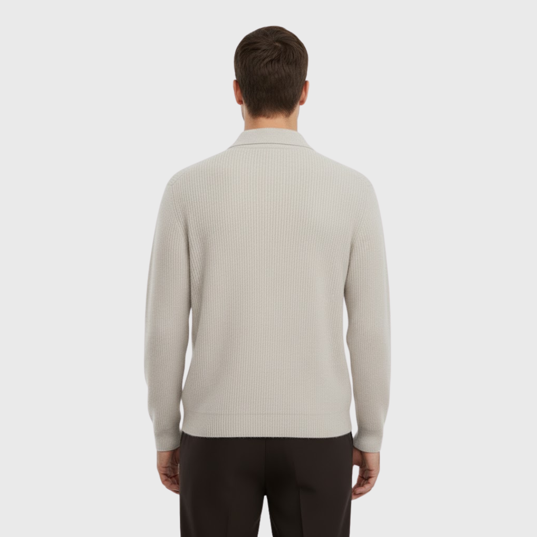 Artvalley Mode | Men’s Knitted Polo Shirt Cotton Comfort Classic Style