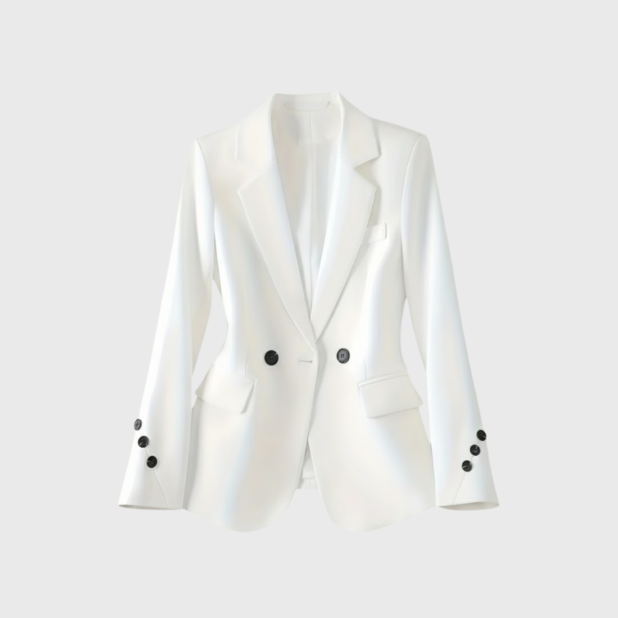 Artvalley Mode | Women’s Single Breasted Blazer Woven Stretch Structured Fit