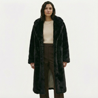 Artvalley Mode |Women’s Faux Fur Long Overcoat Luxury Winter Coat Classic Warmth