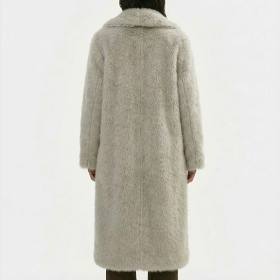 Artvalley Mode |Women’s Faux Fur Long Overcoat Luxury Winter Coat Classic Warmth