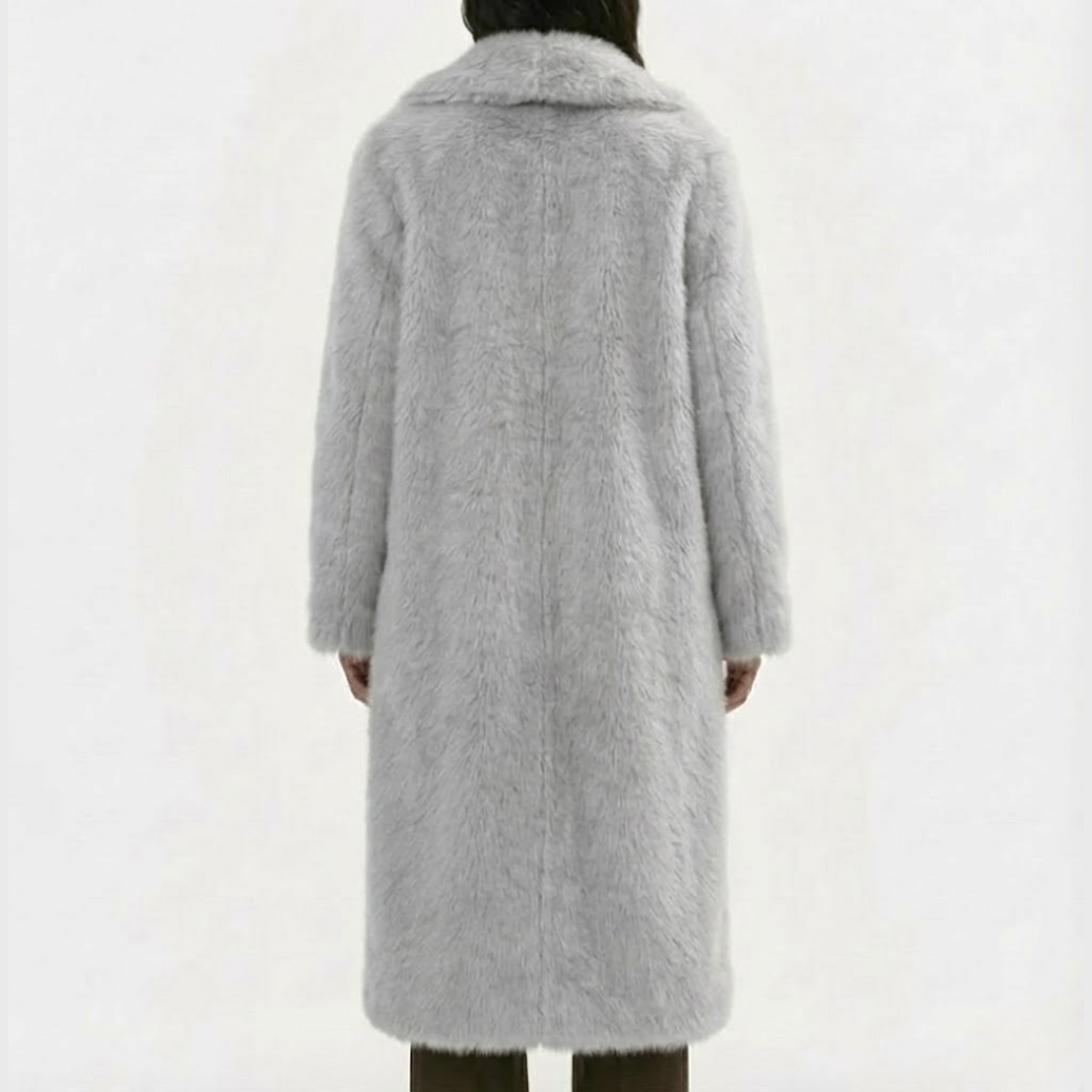 Artvalley Mode |Women’s Faux Fur Long Overcoat Luxury Winter Coat Classic Warmth