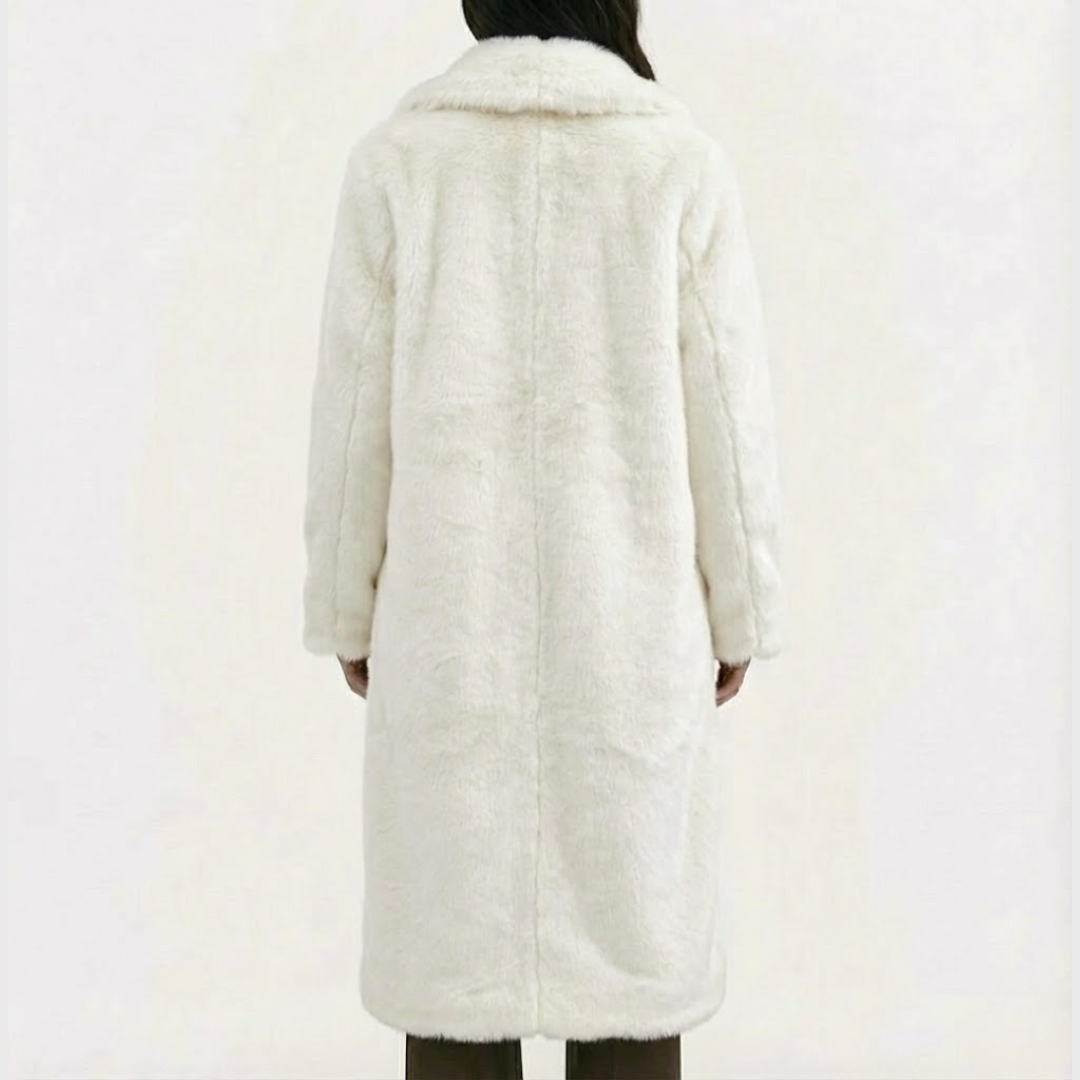 Artvalley Mode |Women’s Faux Fur Long Overcoat Luxury Winter Coat Classic Warmth