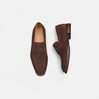 Artvalley Mode | Men’s Suede Penny Loafers Cushioned Insole Smart Casual