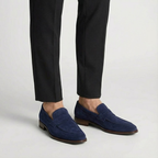 Artvalley Mode | Men’s Suede Penny Loafers Cushioned Insole Smart Casual