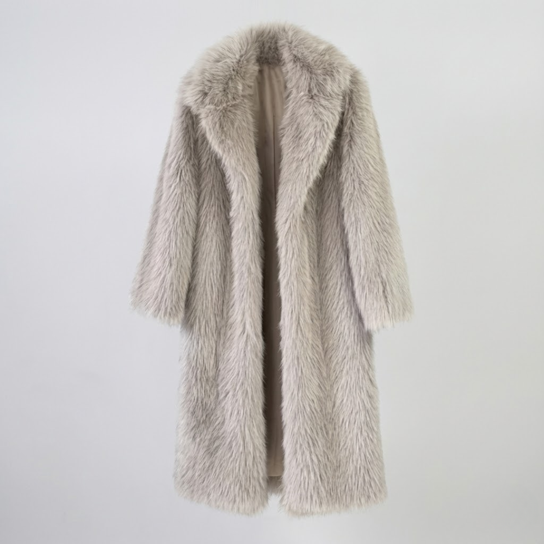 Artvalley Mode |Women’s Faux Fur Long Overcoat Luxury Winter Coat Classic Warmth