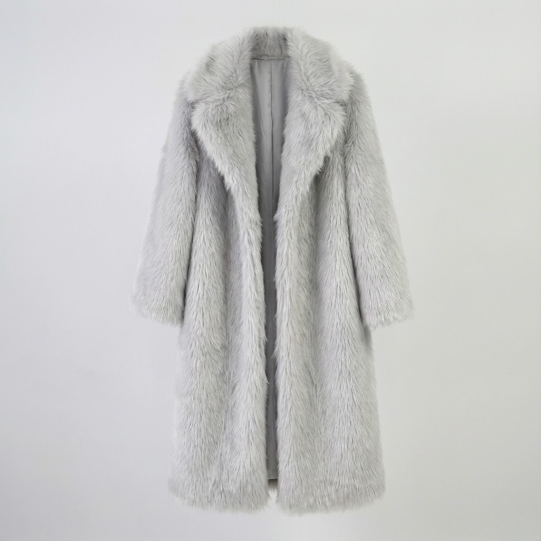 Artvalley Mode |Women’s Faux Fur Long Overcoat Luxury Winter Coat Classic Warmth