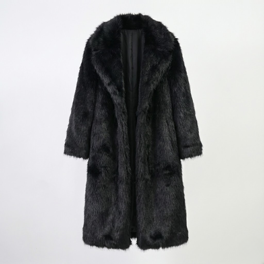 Artvalley Mode |Women’s Faux Fur Long Overcoat Luxury Winter Coat Classic Warmth