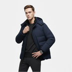 Artvalley Mode | Men’s Quilted Padded Overcoat Lightweight Warm Winter Layer