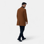 Artvalley Mode |Men’s Long Wool-Blend Overcoat Classic Warm Winter Coat