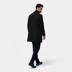 Artvalley Mode |Men’s Long Wool-Blend Overcoat Classic Warm Winter Coat