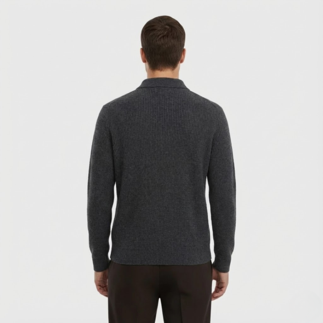 Artvalley Mode | Men’s Knitted Polo Shirt Cotton Comfort Classic Style