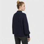 Artvalley Mode |Women’s Wool Cable Knit Sweater Relaxed Fit Warm Casual