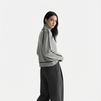 Artvalley Mode |Women’s Half Turtleneck Knit Sweater Relaxed Fit Layering Top
