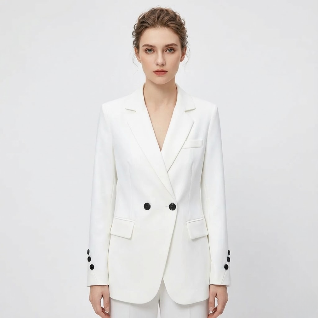Artvalley Mode | Women’s Single Breasted Blazer Woven Stretch Structured Fit