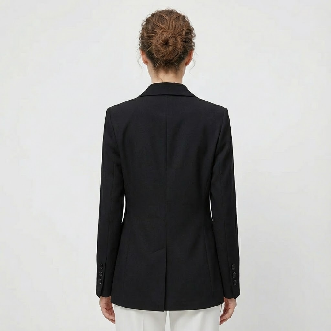 Artvalley Mode | Women’s Single Breasted Blazer Woven Stretch Structured Fit