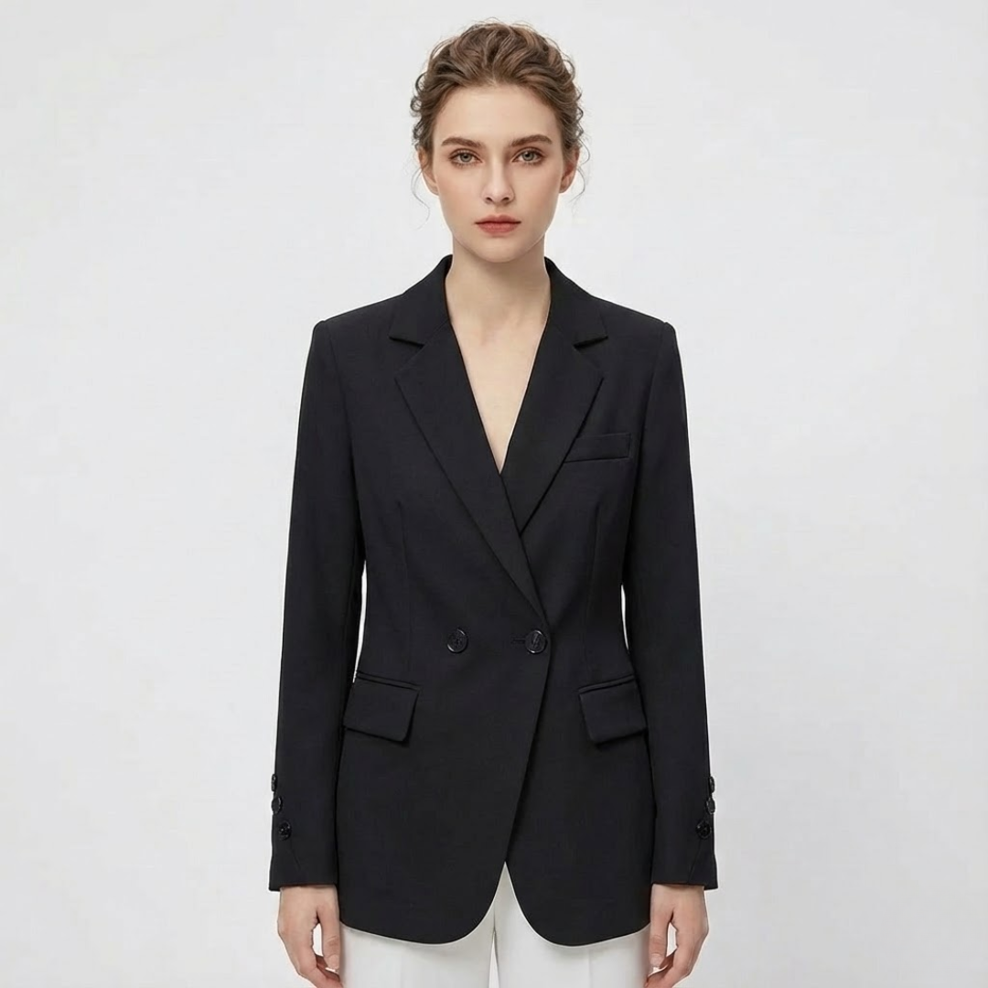 Artvalley Mode | Women’s Single Breasted Blazer Woven Stretch Structured Fit