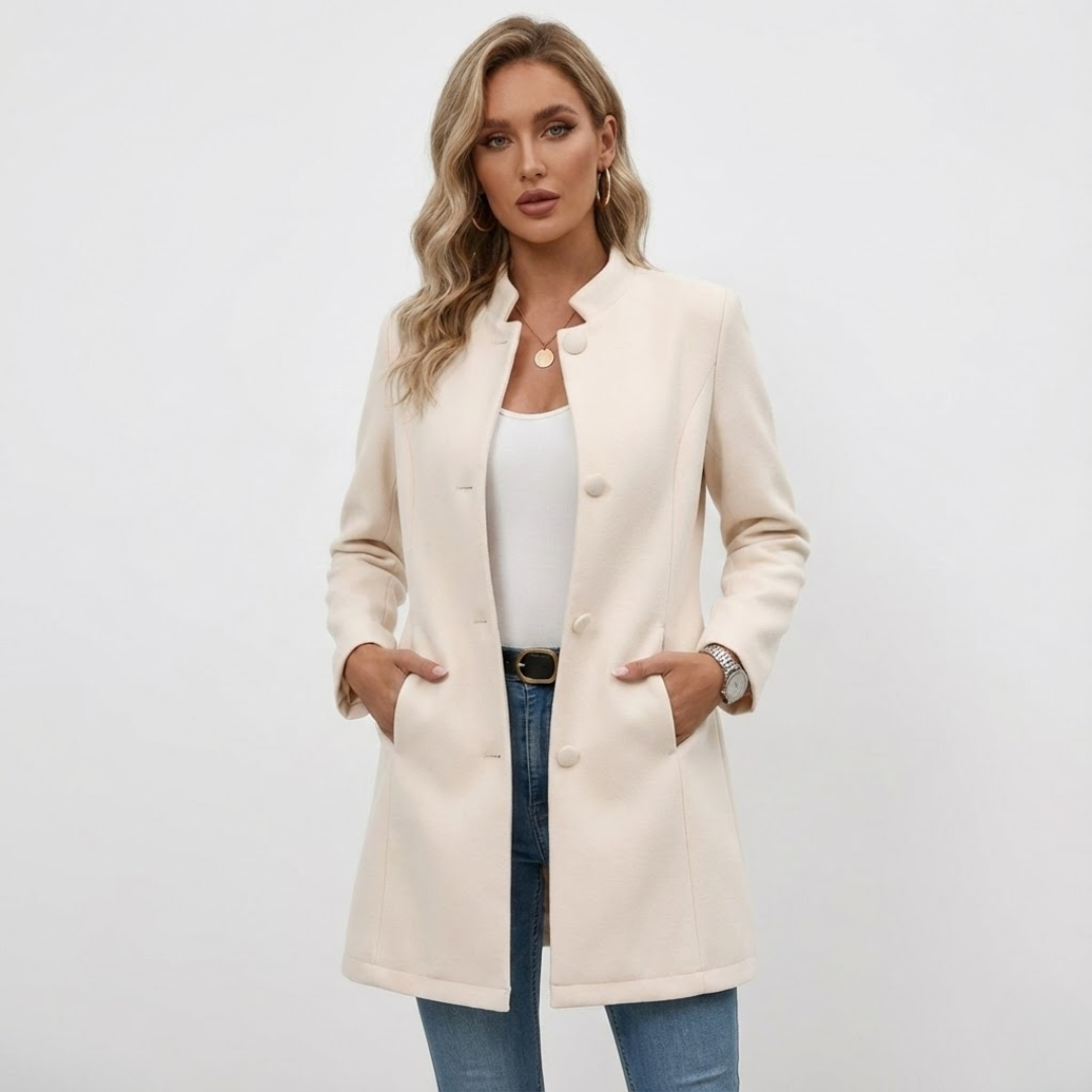 Artvalley Mode | Women’s Structured Tailored Blazer Polyester Business Jacket