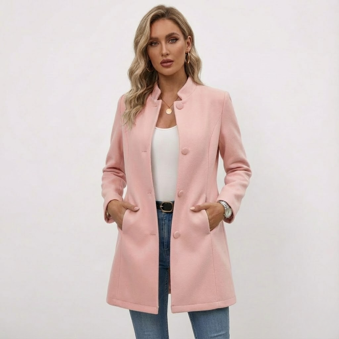 Artvalley Mode | Women’s Structured Tailored Blazer Polyester Business Jacket