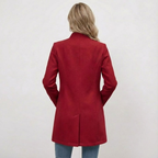 Artvalley Mode | Women’s Structured Tailored Blazer Polyester Business Jacket