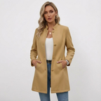 Artvalley Mode | Women’s Structured Tailored Blazer Polyester Business Jacket