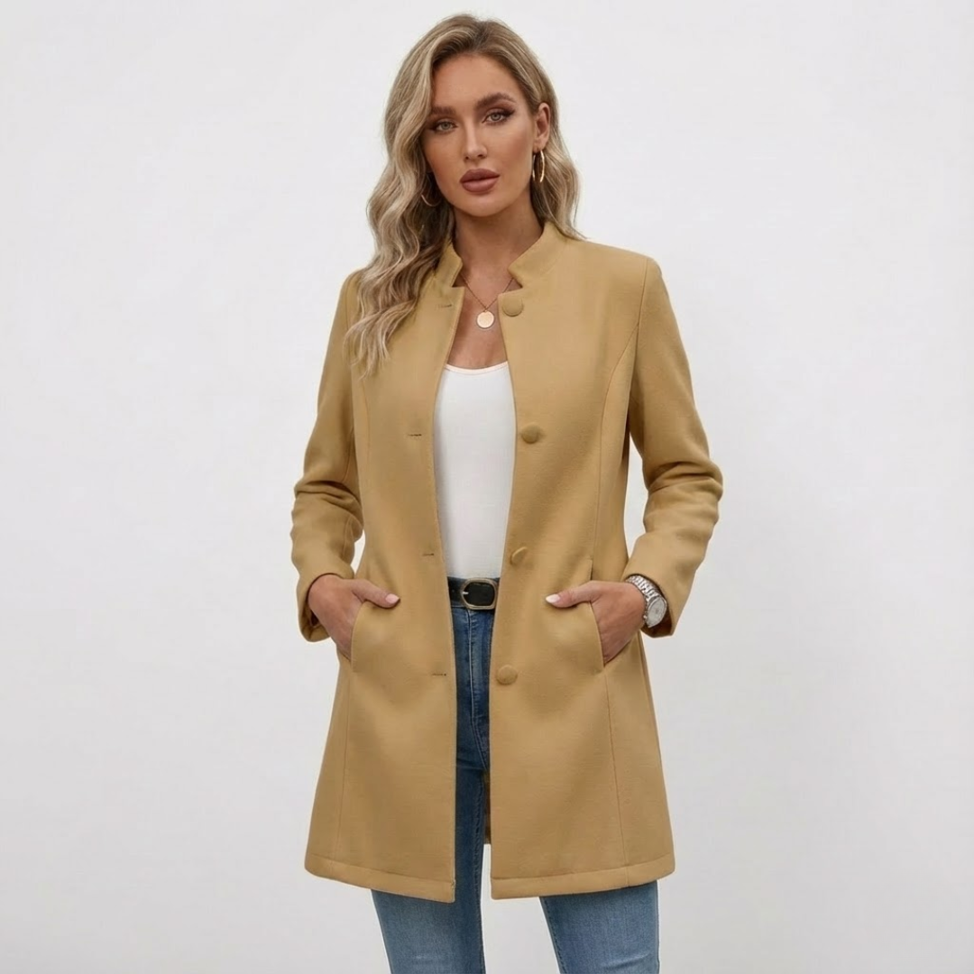 Artvalley Mode | Women’s Structured Tailored Blazer Polyester Business Jacket