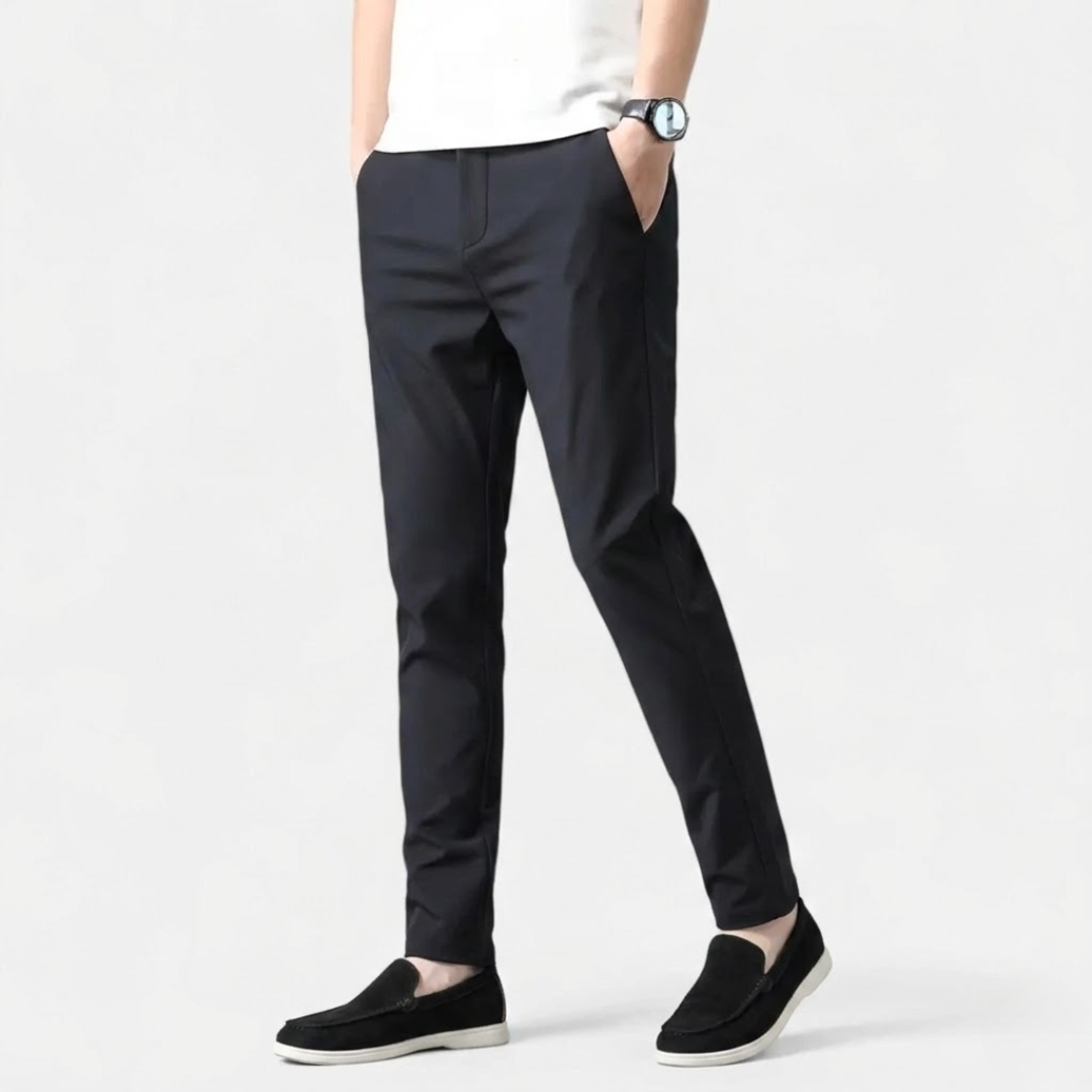 Artvalley Mode | Men’s Tailored Dress Pants Slim Fit Classic Formal Trousers