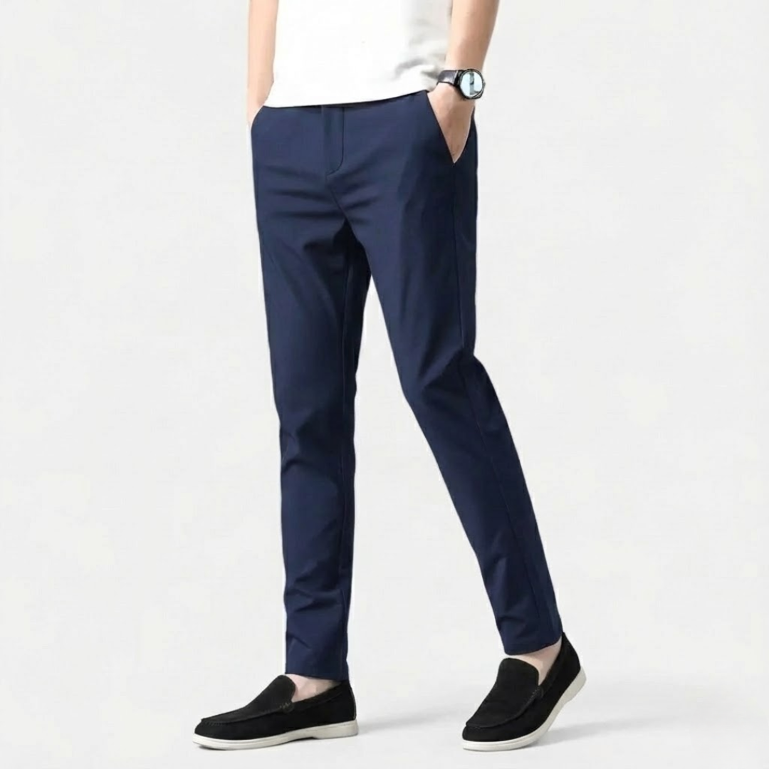 Artvalley Mode | Men’s Tailored Dress Pants Slim Fit Classic Formal Trousers