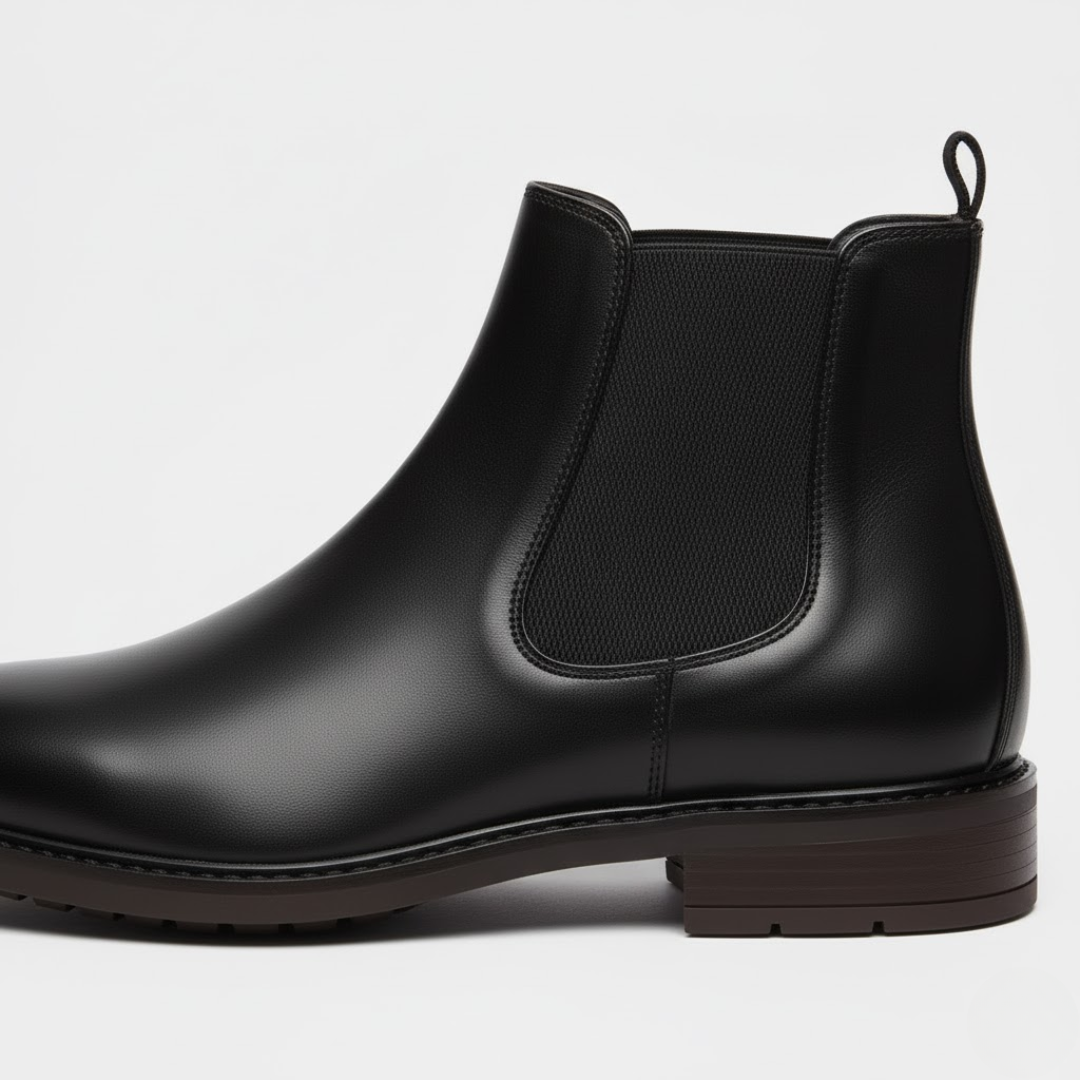 Artvalley Mode | Men’s Chelsea Boots Light Brown Elastic Panel Casual