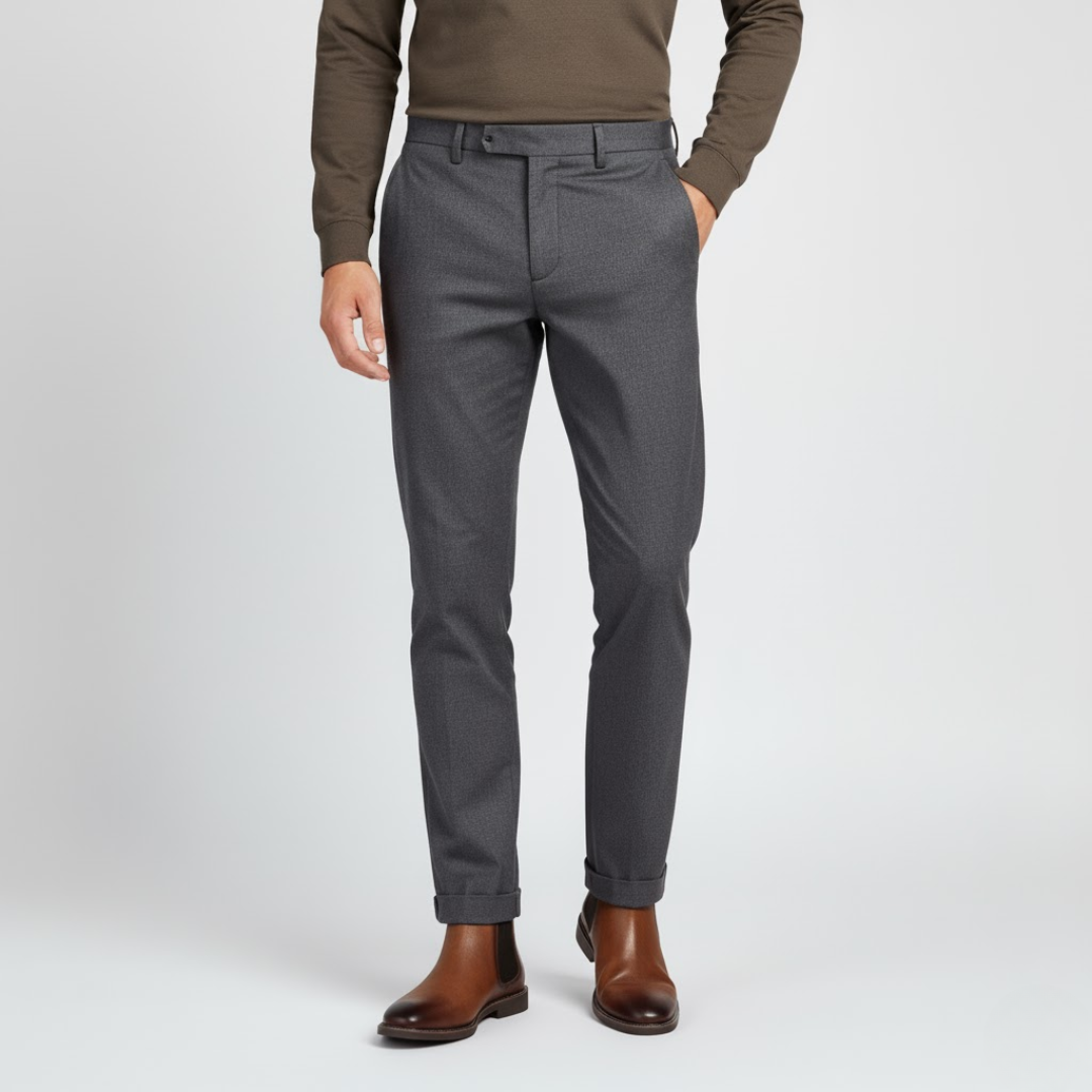 Artvalley Mode | Men’s Chelsea Boots Light Brown Elastic Panel Casual