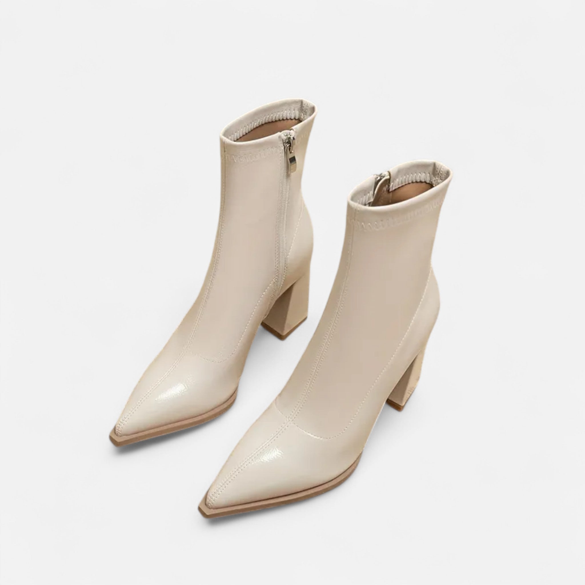 Artvalley Mode | Women’s Ankle Boots Pointed Toe Block Heel for Work & Daily Wear