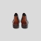 Artvalley Mode | Men’s Chelsea Boots Light Brown Elastic Panel Casual