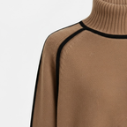 Artvalley Mode |Women’s Half Turtleneck Knit Sweater Relaxed Fit Layering Top