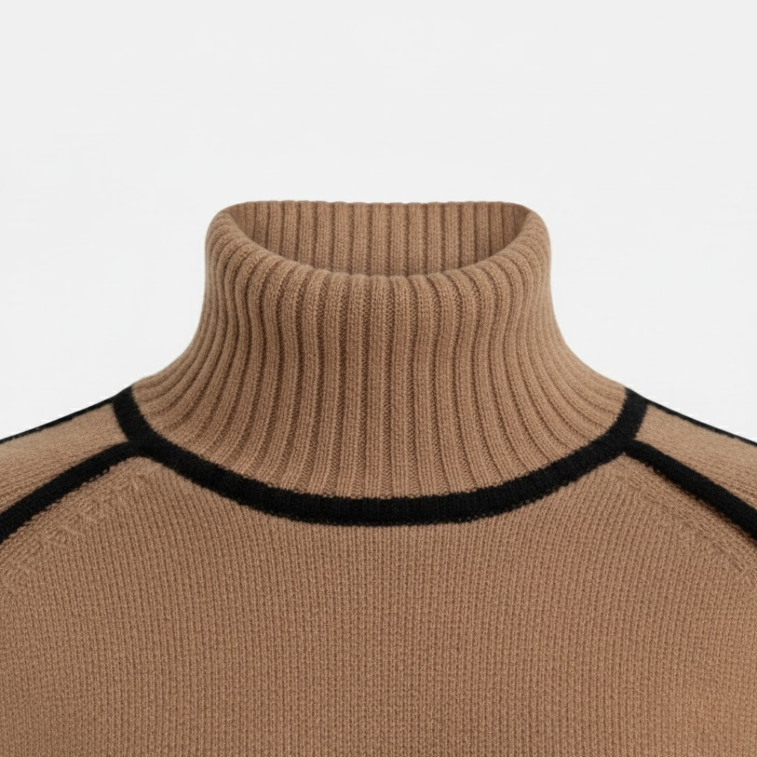 Artvalley Mode |Women’s Half Turtleneck Knit Sweater Relaxed Fit Layering Top