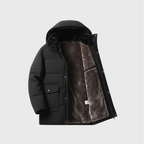 Artvalley Mode | Men’s Quilted Padded Overcoat Lightweight Warm Winter Layer