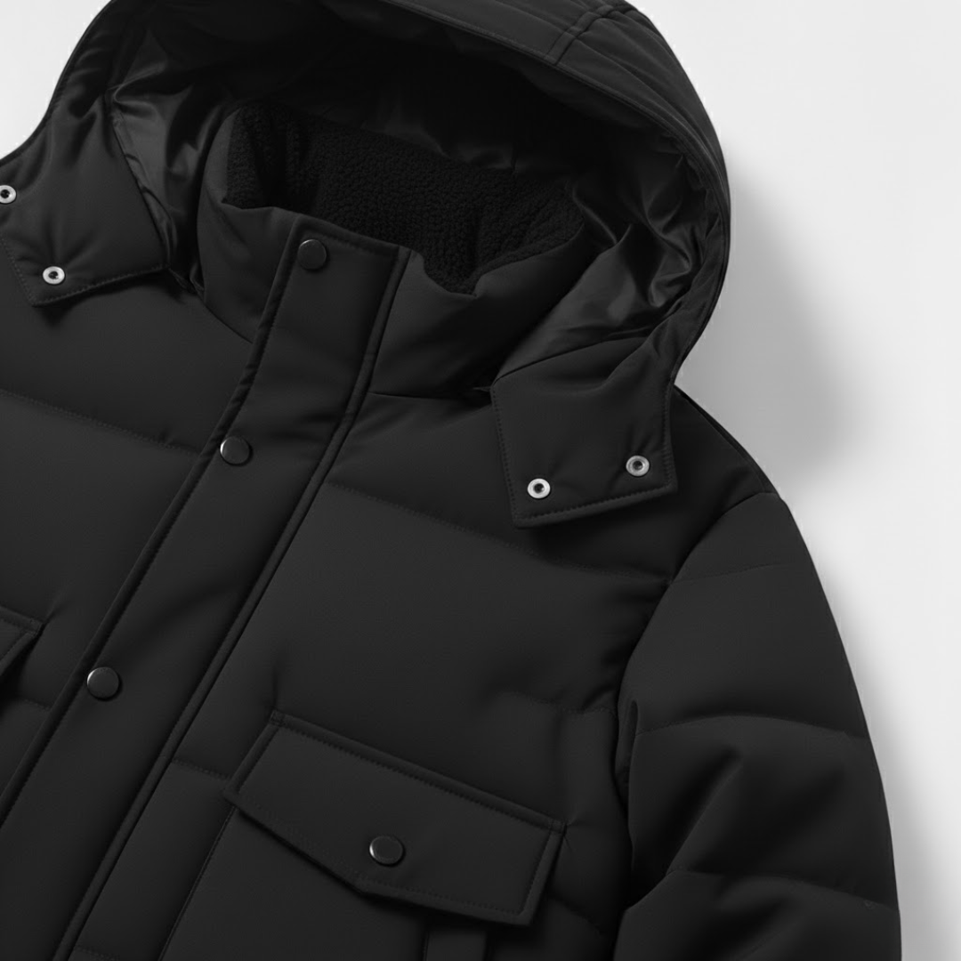 Artvalley Mode | Men’s Quilted Padded Overcoat Lightweight Warm Winter Layer